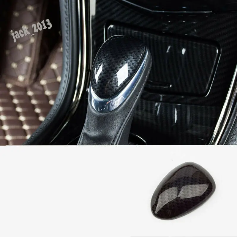 Модификация автомобиля аксессуары для автомобиля 1 шт. карбоновый Внутренний чехол для рычага переключения передач Накладка для Cadillac ATS