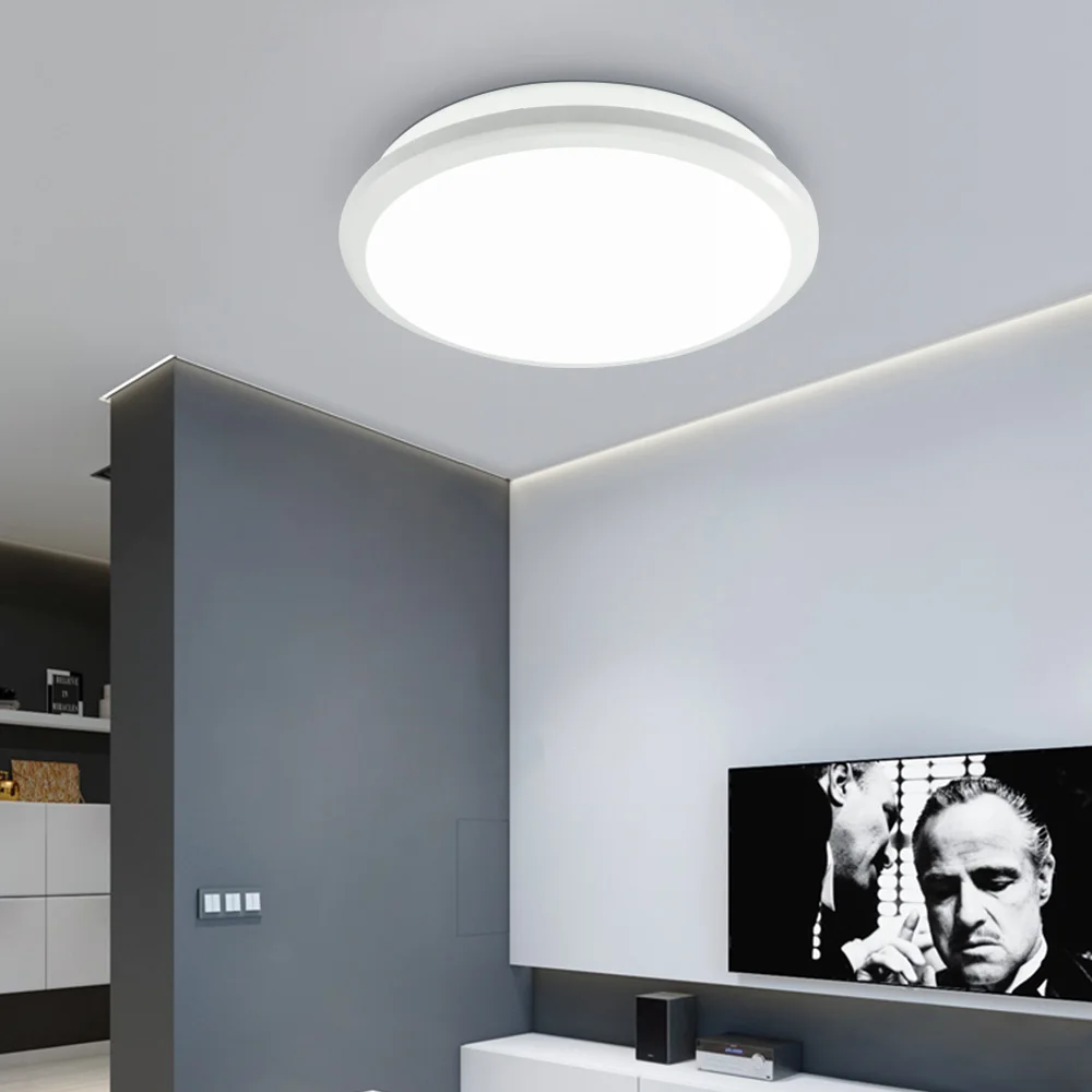 

Zerouno Indoor bedroom ceiling Light Bathroom Lamp 18W 24W 30W 32W High Bright modern home LED Lighting Waterproof Ceiling Lamp