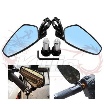 

1 Pair 7/8" 22mm Universal Motorcycle Aluminum Rear View Black Handle Bar End Side Rearview Mirrors moto Accessories