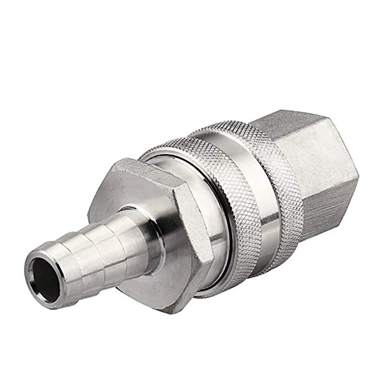 1/" BSP пиво, быстрое отсоединение набор, 1/2" Barb 304 Нержавеющая сталь быстрый разъём комплект Самогонный фитинг соединители HomeBrewing