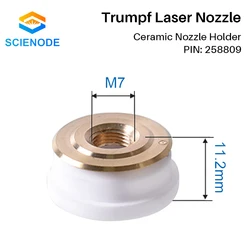 Scienode – anneau en céramique pour broche trompf, 258809 Dia.25mm, tête de découpe Laser, support de buse, pièces en céramique, Kits d'accessoires 