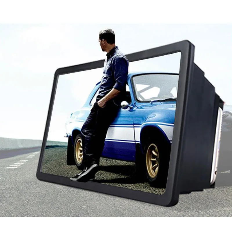 

3D Mobile Phone Screen Magnifying Glass Eye Protection Mobile Phone Video Screen Amplifier HD-Amplifier Retractable Bracket
