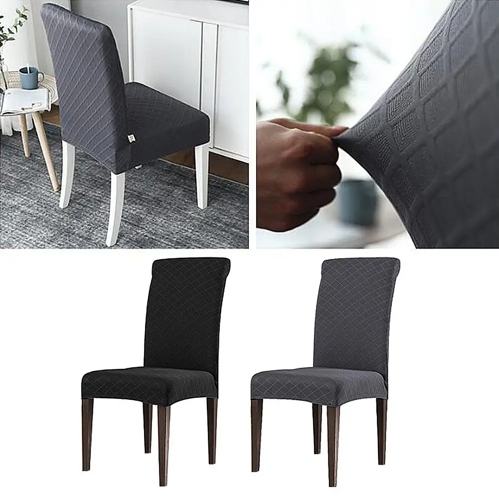 

Stretch Removable Chair Covers Washable Chair Protector Cover Slipcover For Hotel Dining Room Ceremony Banquet Wedding Party