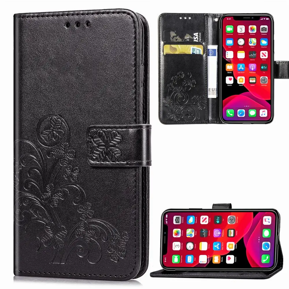 Роскошный ударопрочный кошелек чехол для iPhone 11 Pro XS Max X XR 8 7 6 6s Plus 5 5S SE 8plus 7plus iPhone11