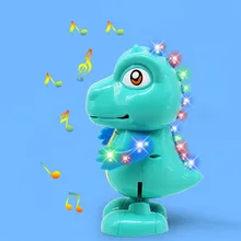 Светодиодный светильник, музыкальный танцующий динозавр, игрушка, забавный танцующий Электрический светильник, музыкальная модель, игрушки, интересные развивающие игрушки для малышей