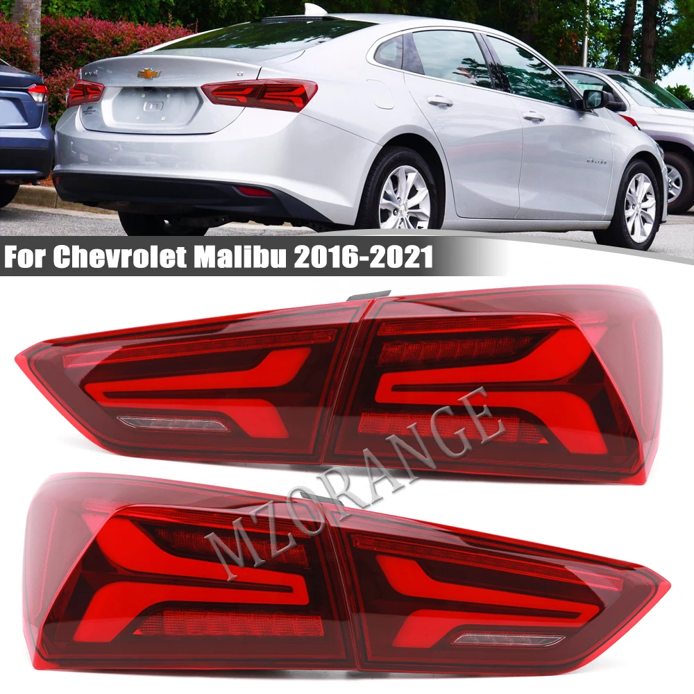 LED Tail Dynamic Brake Light For Chevrolet Malibu 2016 2017 2018 2019