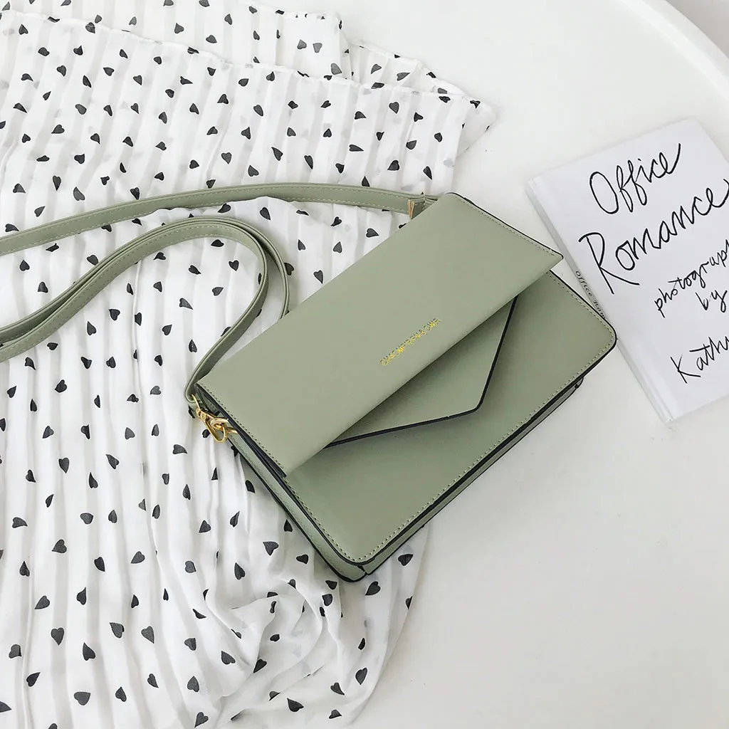 Британская мода, простая маленькая квадратная сумка, женская дизайнерская сумка, искусственная кожа, двойная сумка на плечо, сумки на плечо для мобильного телефона