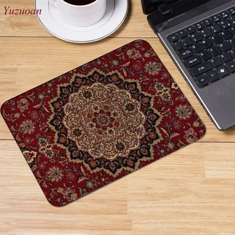 180x200x2mm Yuzuoan персидский ковер графика оптом маленький коврик для мыши Полоса Скольжения может быть на заказ замок края прочный игровой коврик Бестселлер - Цвет: 180x200x2mm