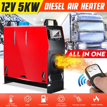 

All In One Air diesels Heater 1KW-8KW Adjustable 12V One Hole Car Heater For Trucks Motor-Homes Boats Bus +LCD key Switch+Remote