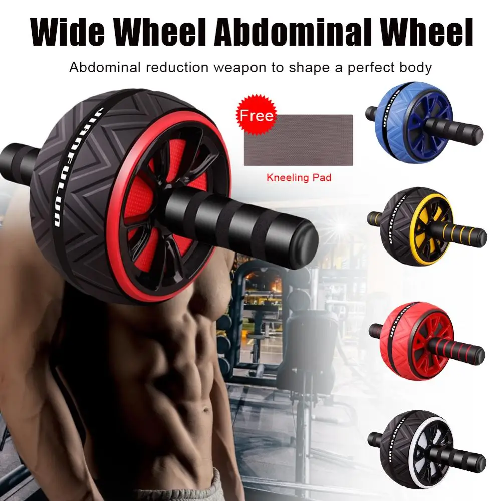 

2020 Singlee-wheeled Updated Ab Abdominal Press Wheel Rollers Gym Exercise Equipment for Body Building Fitness Equipment