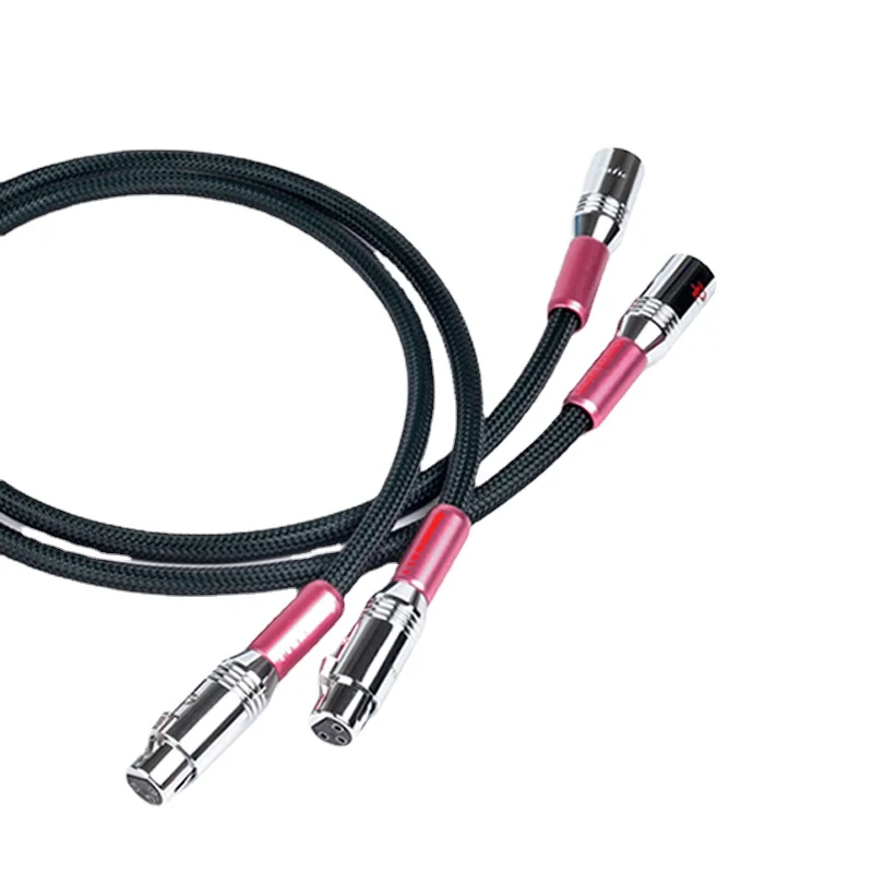 Mcintosh Xlr Balanced Cable Amplifier Microfono Maschio A Femmina Placcato Argento Hifi Audio Line