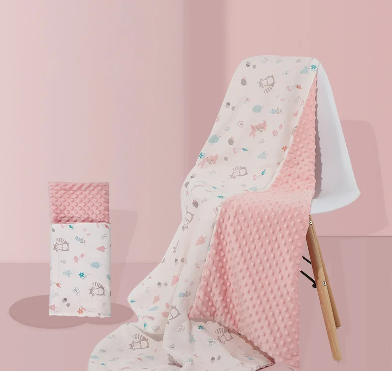 Couverture en coton flanelle douce pour bébé | Couverture de bébé, couverture de literie, couverture molletonnée pour poussette, couvre-enveloppe de poussette à bulles