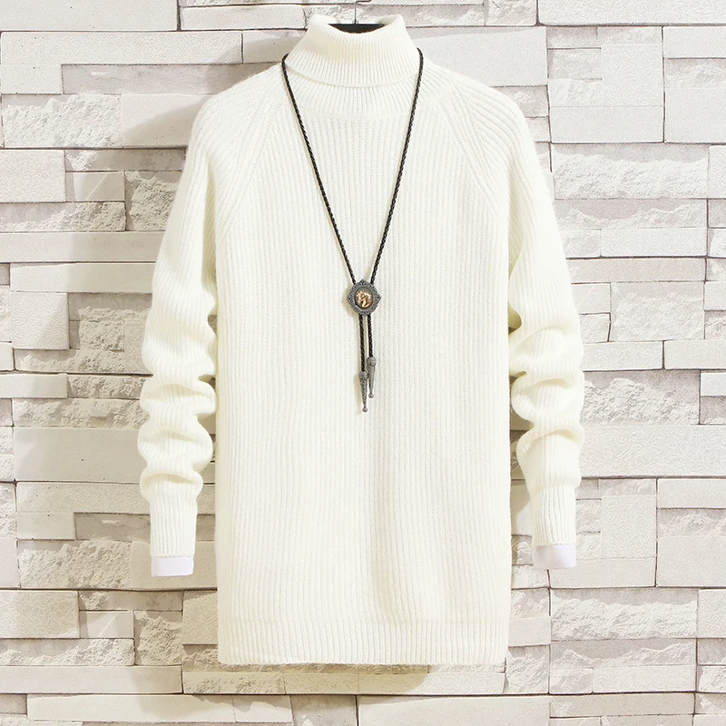Thick Mens Sweaters New Casual Turtleneck Winter Sweater Men Pullover Long Sleeve Casual Men Jumper Sweater Fashion Clothes