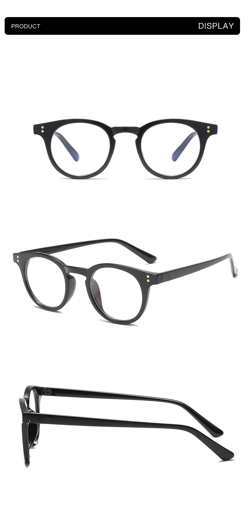 DAVE ретро маленькие очки оправа женские трендовые прозрачные линзы, оправа женские анти-синие очки