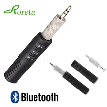 Roreta мини беспроводной Bluetooth приемник 3,5 мм разъем Громкая связь вызов Bluetooth передатчик автомобильный комплект AUX аудио музыка беспроводной адаптер