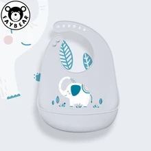 Водонепроницаемые детские нагрудники силиконовые кормления детский слюнявчик полотенце для новорожденных мультфильм фартуки, детские нагрудники регулируемые тканые Слюнявчики