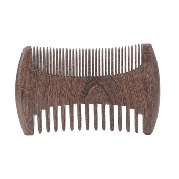 

Beauty Wooden Natural Sandalwood Handmade Wide Tooth Comb Massage Comb Hair Care 896D