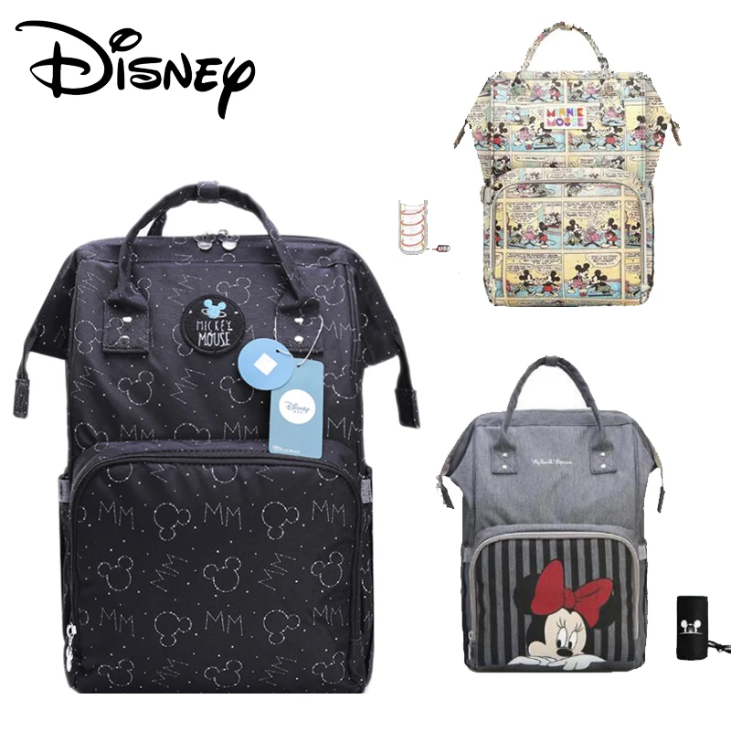Disney Мумия Usb сумка для подгузников рюкзак беременности и родам детского рюкзака Сумки для подгузников Сумка для мам многофункциональная