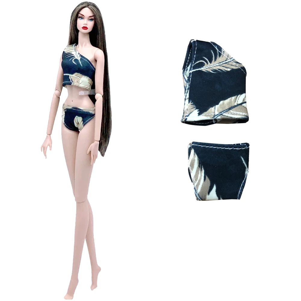NK Newest 1 Set Split Doll Fashion One shoulder Sports Swimsuit Beach For Barbie Best Child Baby Toy 079A 8X | Игрушки и хобби