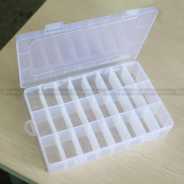 24 Cells Plastic Storage Case Box for Spare Screws Washers Connectors Plugs | Игрушки и хобби
