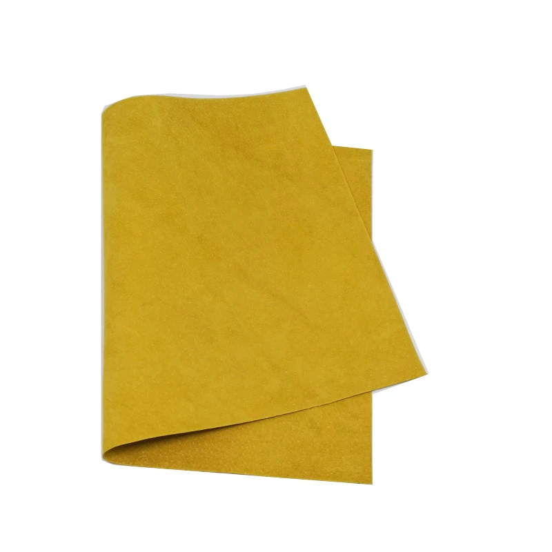 300X200X0,5 мм цветная натуральная свиная спилок подкладка замшевый кожаный материал скрыть кожу для кожевенного ремесла Швейные аксессуары - Цвет: Yellow