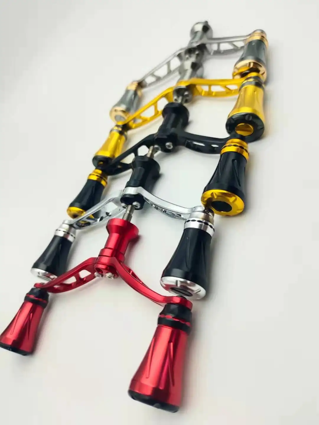 

LinMoFish New squid Fishing handle 105mm for Shimano Daiwa handle all-alloy Fishing handle modified 47G