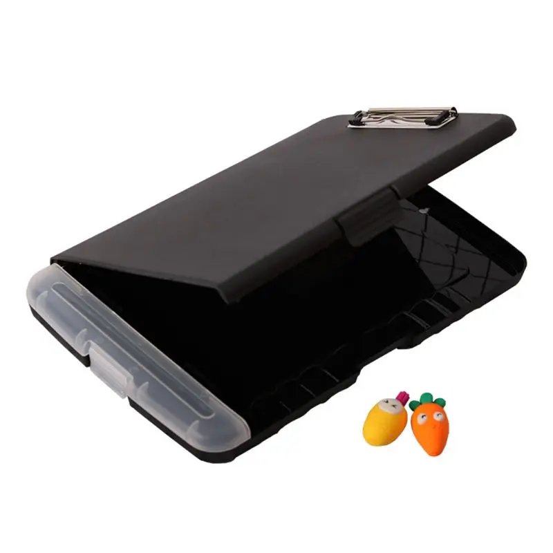

Multifunctional File Folder Organizer Clipboard Box Case Pen Holder Stationery