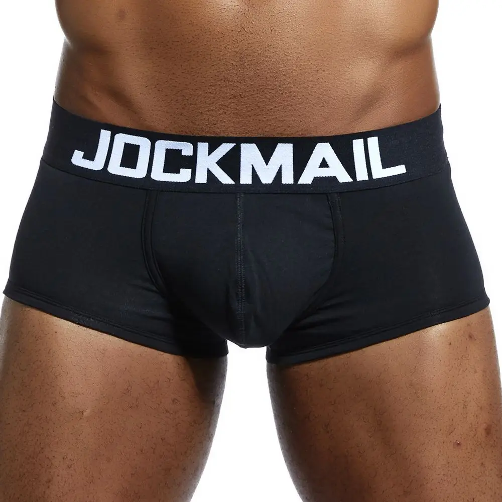 Трусы боксеры JOCKMAIL мужские из дышащего хлопка пикантное нижнее белье с выпуклым