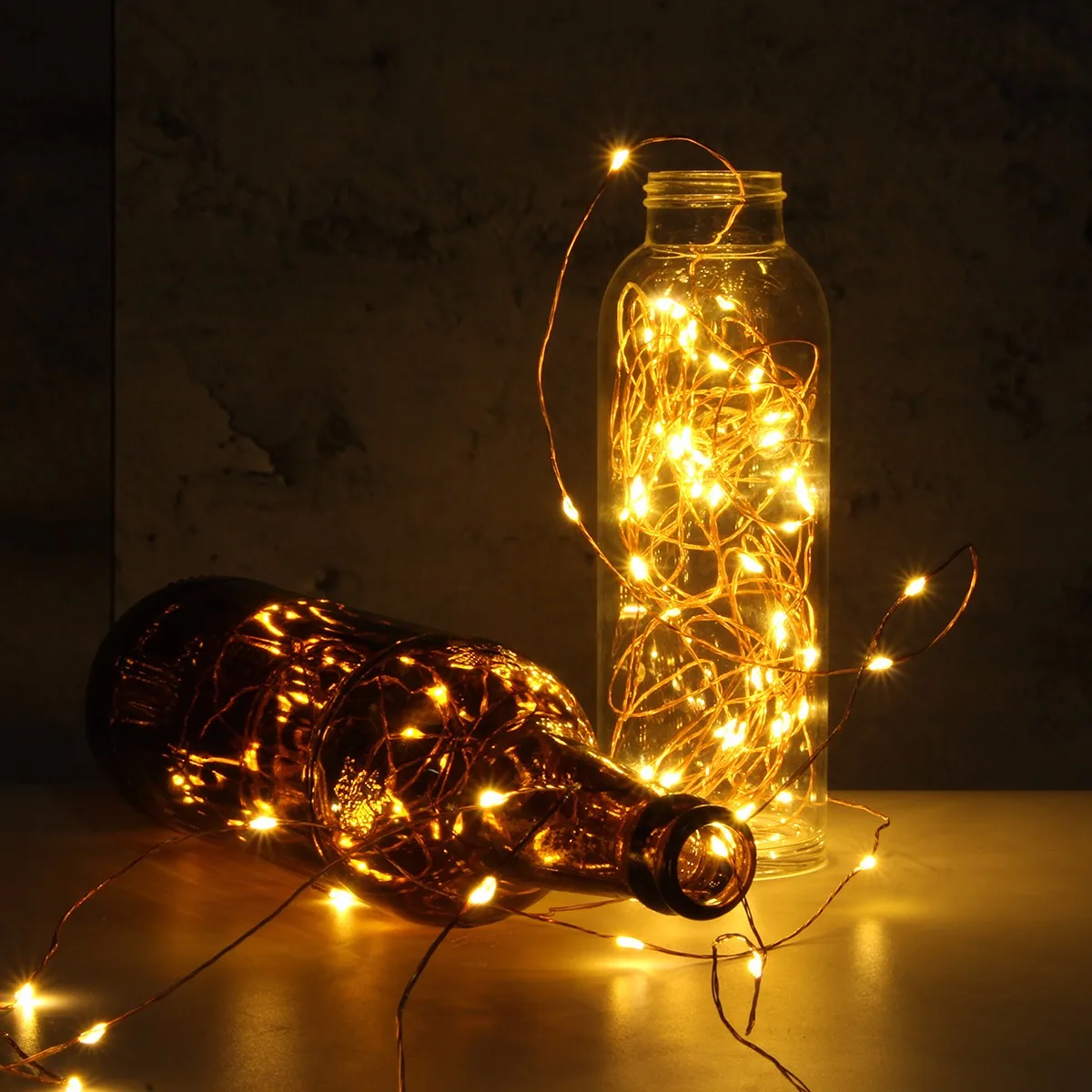 Festive outdoor copper string light 10m 100LED remote control timing battery USB garden light for party Christmas decoration