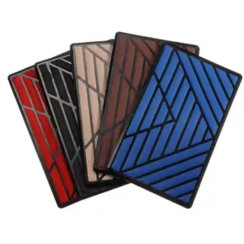 

Hot Universal Car Universal foot pad foot pedal wear block Anti-slip Mat Carpet Hole Cover Style Car Floor Mat ABS Plastic