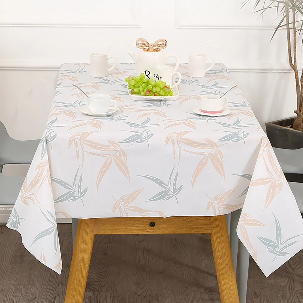 Водонепроницаемый и маслостойкий скатерти для кухни декоративный обеденный стол крышка Manteles De Mesa прямоугольная скатерть Tapete