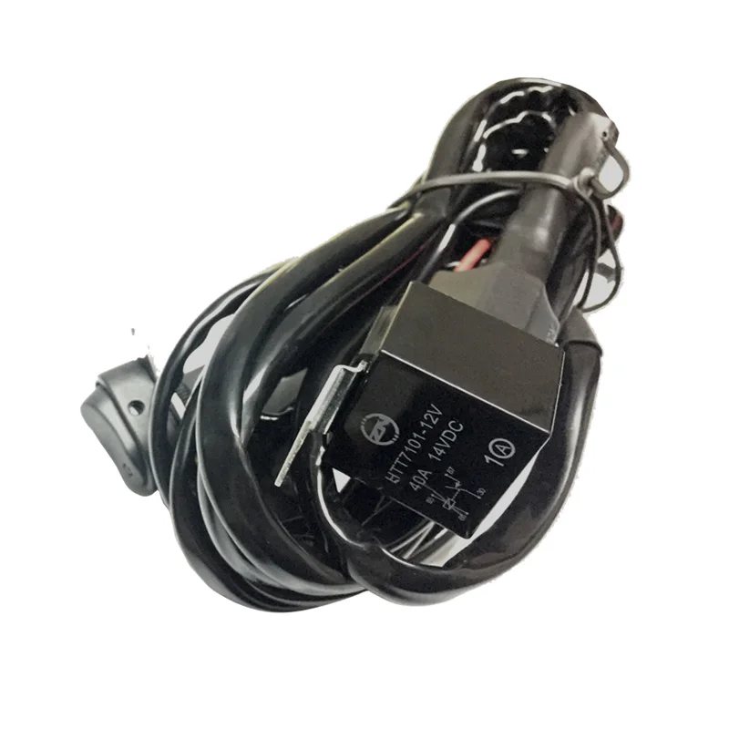 

Switch wire with relay For Motorcycle LED Auxiliary Fog Light Driving Lamp