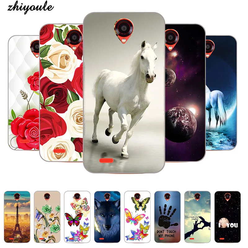 Fashion Phone Case for Lenovo A859 A 859 5.0" Back Cover Flower Bear Cat Dog Printed Fish Butterfly Animal | Мобильные телефоны