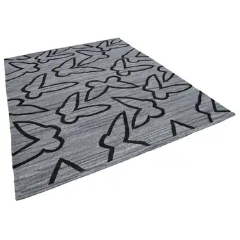 

250x307 Cm Grey Handmade Contemporary Area Rug-8x10 Ft