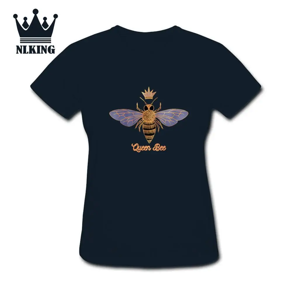 Роскошный бренд queen Bee Забавный Милый классный Босс Леди Корона Альфа топы