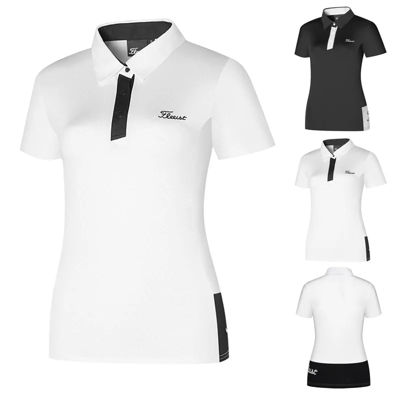 2021 Golf Suit Summer Short Sleeve Women's Tshirt Polo Shirt Sports