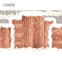 Laeacco светильник Снежинка дерево деревянная доска снег фон для фотосъемки виниловый декоративный фон для фотостудии