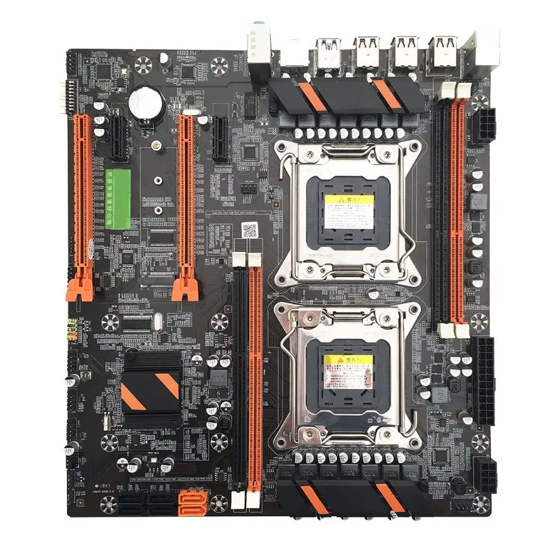 Материнская плата X79 LGA2011 с двойным процессором материнская E5 4 DDR3 DIMM для