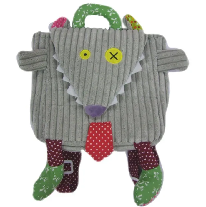 Возраста 1-3Corduroy малыша рюкзаки снятие стресса дизайн принт мульташной Минни школьные рюкзаки, детские школьные сумки для детского сада для девочек мальчиков школьная сумка - Цвет: baby mouse