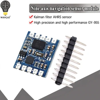 

WAVGAT AHRS GY-955 High Stability Calman Filter Sensor Nine Axis Navigation Module BNO-055