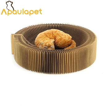 

Funny Cat Toys Cats Scratching Toy Pad Bowl Shaped With Catnip Cat Scratch Board Corrugated Paper Cat Supplies Pet Product