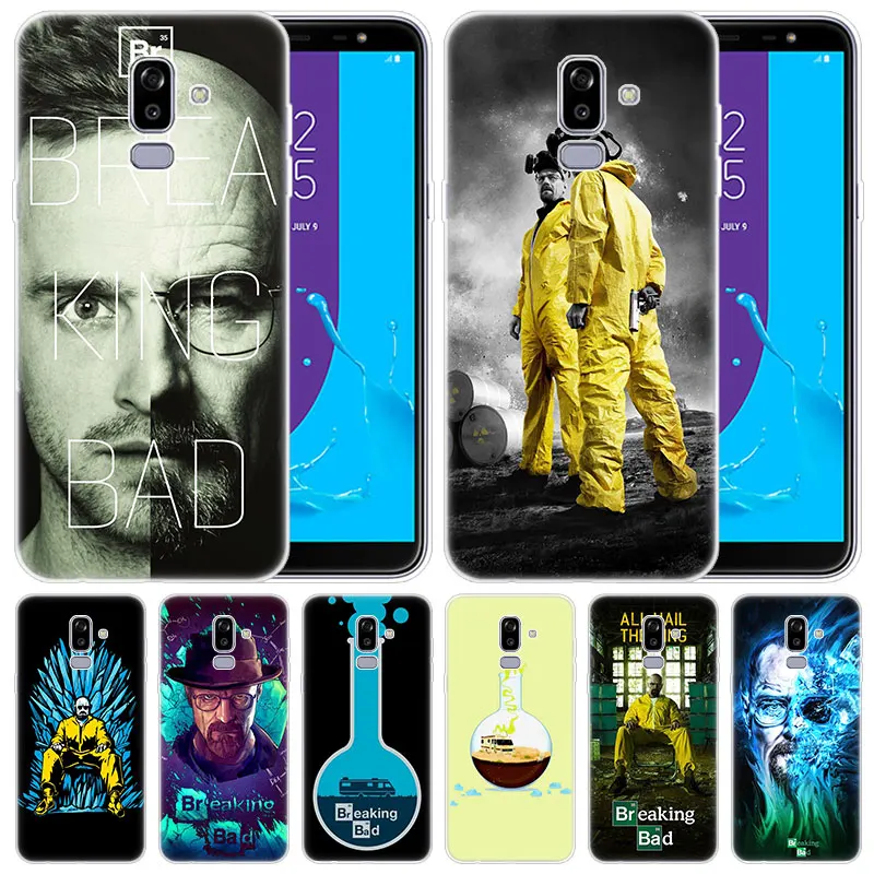 Мягкий силиконовый чехол во все тяжкие для Samsung Galaxy J8 J7 J6 J4 J2 2018 Core J3 2016 J5 2017 EU Plus