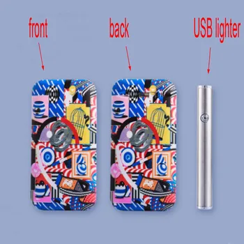

USB Lighter cigarette case for 20 cigarettes with 100mm length and 5mm diameter