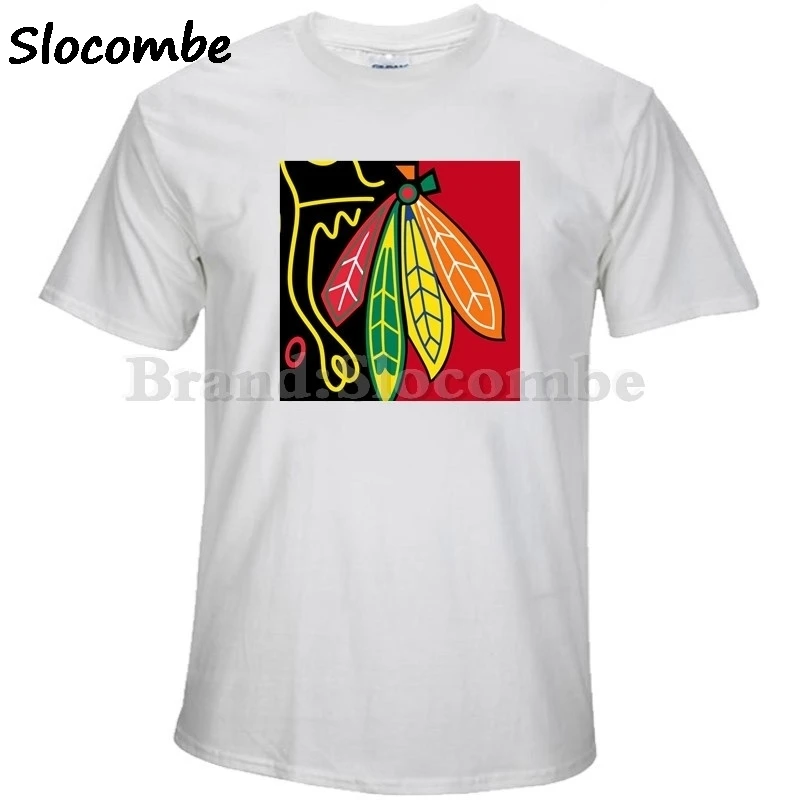 Оптовая продажа chicago blackhawks arts футболка с принтом Мужская акция хип-хоп 2017