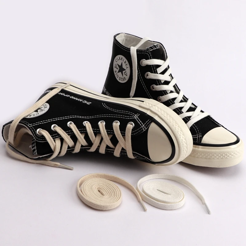 Shoelaces Sneakers Cotton | White Cotton Shoe Laces | White Cotton Shoelaces  - 1pair - Aliexpress