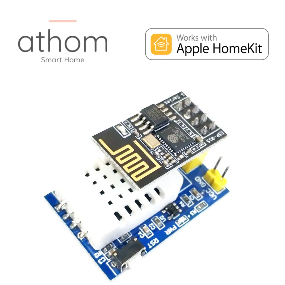 Модуль датчика температуры и влажности ATHOM pre flashed Homekit DHT22 esp8266 Wifi NodeMCU Smart Home IOT|Модули для умного дома| |