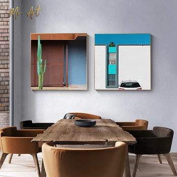 

Modern Canvas Painting Unique Building Corners Details Poster and Print Wall Art Pictures for Living Room Bedroom Art Home Decor