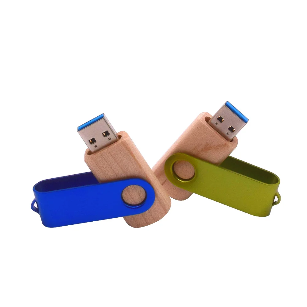 Бесплатная доставка деревянный USB 128 с поворотным зажимом индивидуальный логотип