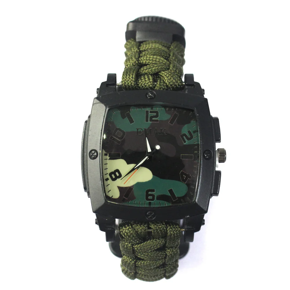 

Camping Lights Black Light Bulb Remote Infrared Survival Watch Seven-Core Safe Umbrella Rope Weaving Emergency Mountaineering Ta