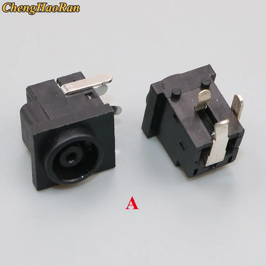 ChengHaoRan 1 pz PCB Mount 6.0*4.5 MM femmina DC Power Jack presa connettore nero/giallo 6.0mm x 4.5mm